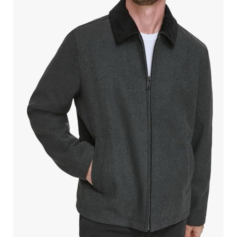 Men's Dockers Wool Blend Short Cord Collar Jacket - S